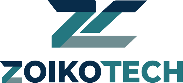 Zoikotech corporate brand emblem and lockup